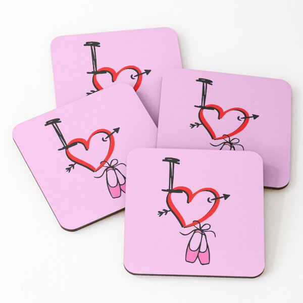 Item preview, I LOVE BALLET - DANCE VALENTINE S DAY designed and sold by KoolDsignsDANCE.