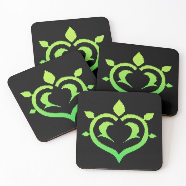 Item preview, Genshin Impact Symbol Element Dendro Nature – Sumeru - Vibrant Colours designed and sold by Fregoulix.