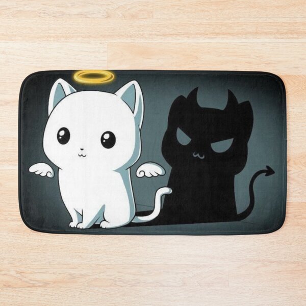 Item preview, Angel&Devil kitty cat designed and sold by hriundelj.