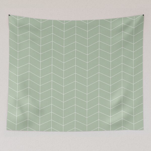 Item preview, Herringbone Green designed and sold by Miss Striped.