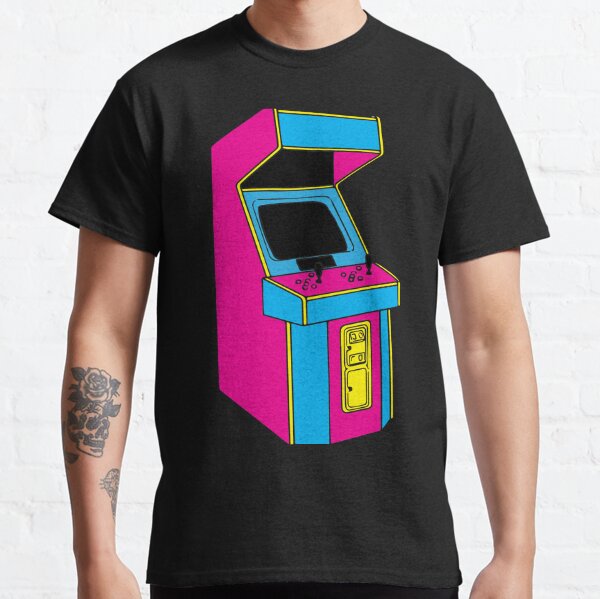 Stand Up, Old School Arcade Game (CMYK) Classic T-Shirt