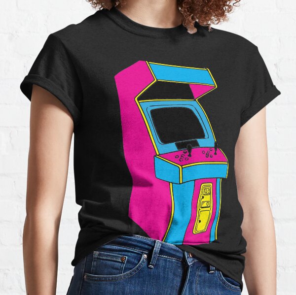 Stand Up, Old School Arcade Game (CMYK) Classic T-Shirt