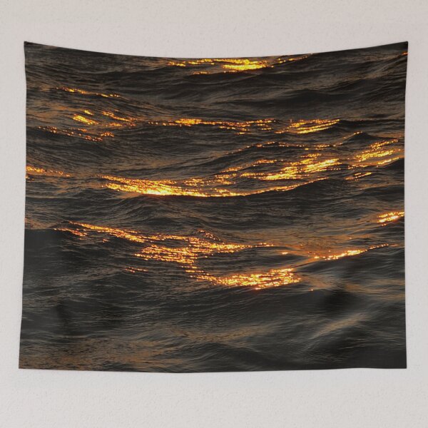 Item preview, ocean waves sunset photography designed and sold by cutecrazytshirt.