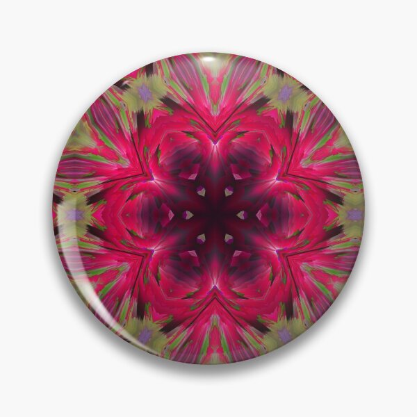Item preview, fuchsia mandala flower designed and sold by haroulita.