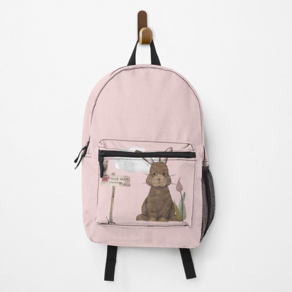 Item preview, Send a hug because I miss you. Adorable watercolor rabbit illustration designed and sold by Caroline Laursen.