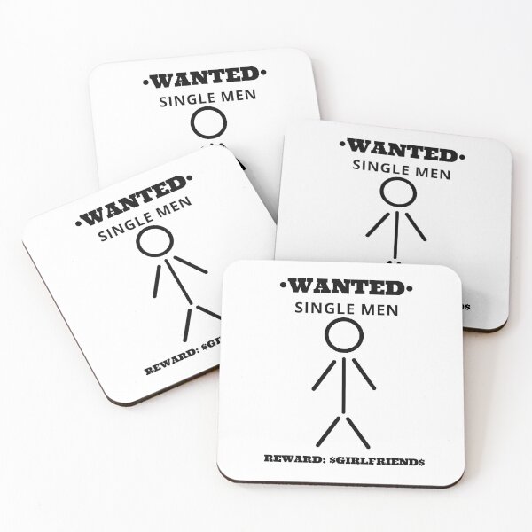 Item preview, Ladies T-Shirt Wanted Single Men White T-Shirt designed and sold by DesignsByAce.
