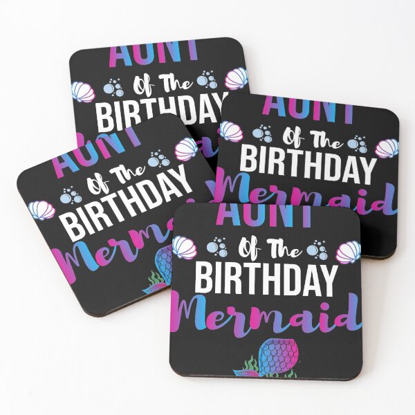 Item preview, Aunt of the Birthday Mermaid Matching Family Party  designed and sold by WhiteTears.