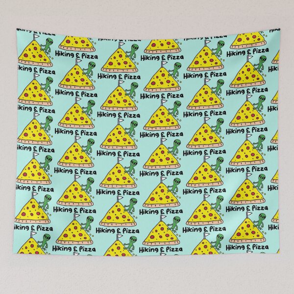 Item preview, Hiking And Pizza designed and sold by happysketchy.