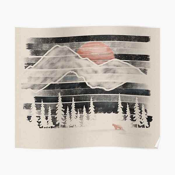 Mountain Lion at Midnight... Poster