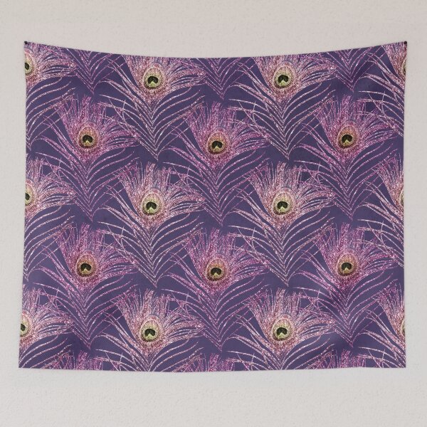 Item preview, Peacock Glitter Feather Pattern 20 designed and sold by AlokeDesigns.