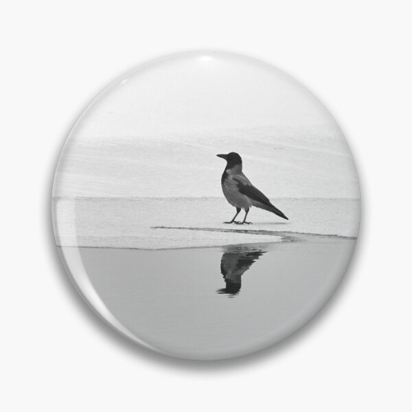 Item preview, The bold Hooden crow walking on thin ice designed and sold by Jouko Lehto Photography.