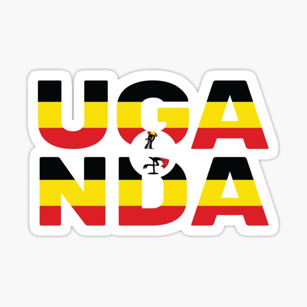 Item preview, Uganda Flag Text designed and sold by OldDannyBrown.