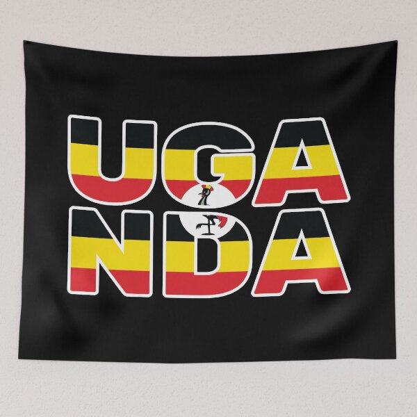 Item preview, Uganda Flag Text designed and sold by OldDannyBrown.