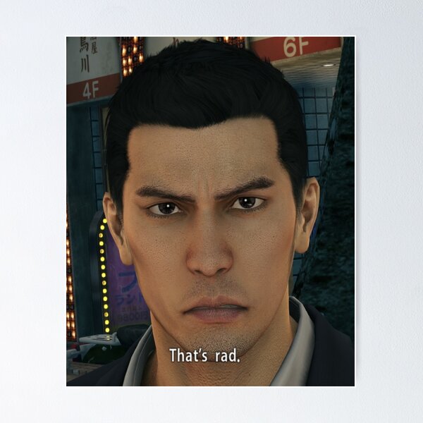 Item preview, Yakuza Kiryu That's rad designed and sold by Deepcale.