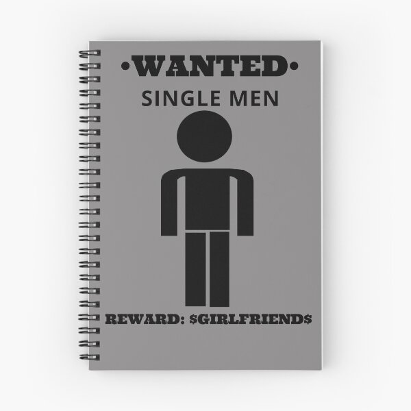 Item preview, Ladies T-Shirt Wanted Single Men 2 Grey T-Shirt designed and sold by DesignsByAce.