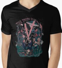 Out There Ode to The X Files Men's V-Neck T-Shirt