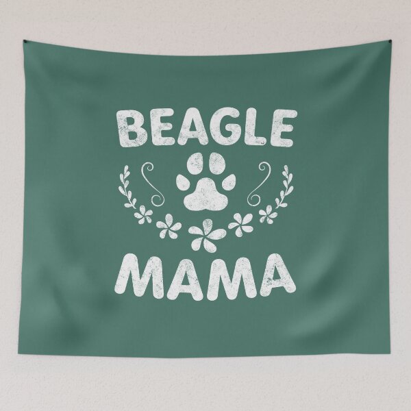Artikelvorschau, Beagle Mama Shirt Beagle Mama Liebhaber Besitzer Lustiges Hund Mama Geschenk entworfen und verkauft von KuznecovaDesign.