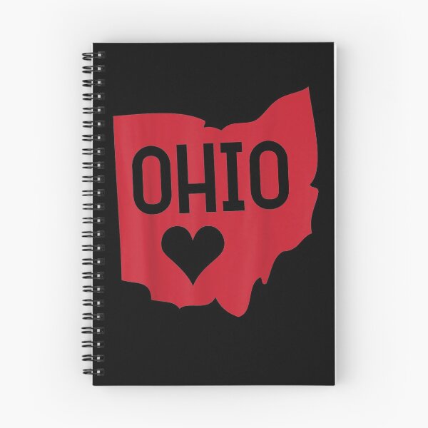 Item preview, Ohio State Outline With State Name And Heart designed and sold by shirleyfinley.
