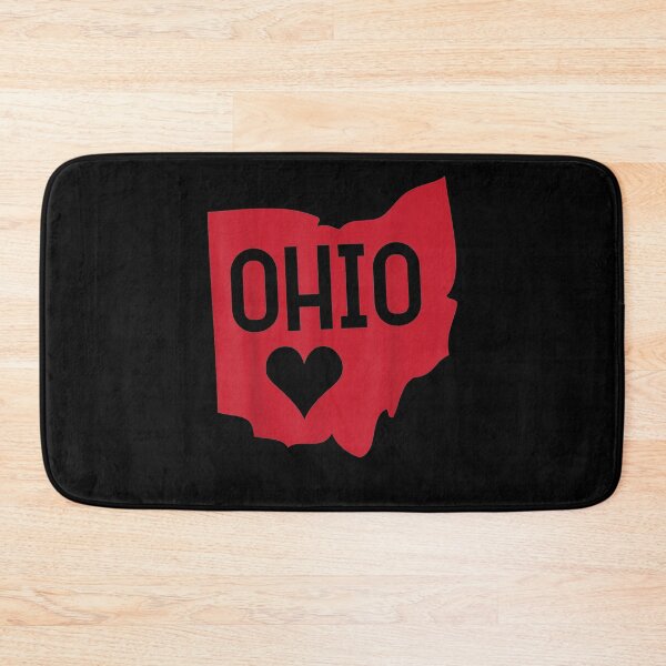 Item preview, Ohio State Outline With State Name And Heart designed and sold by shirleyfinley.