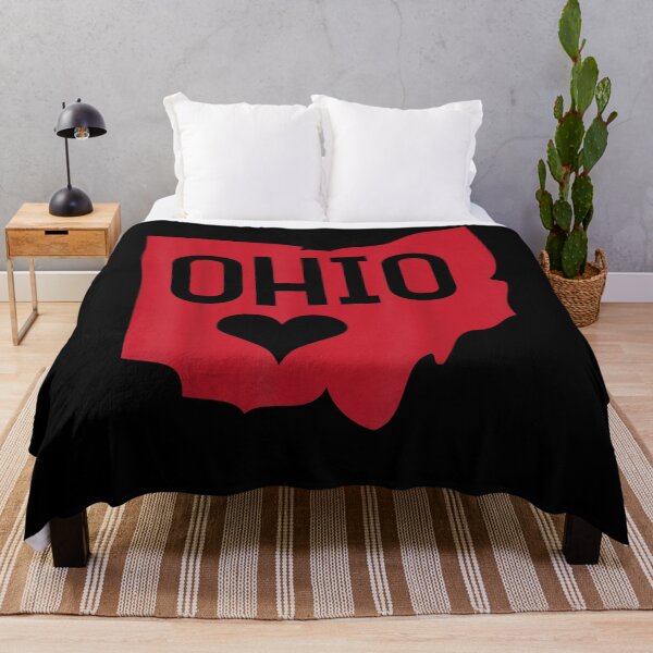 Item preview, Ohio State Outline With State Name And Heart designed and sold by shirleyfinley.