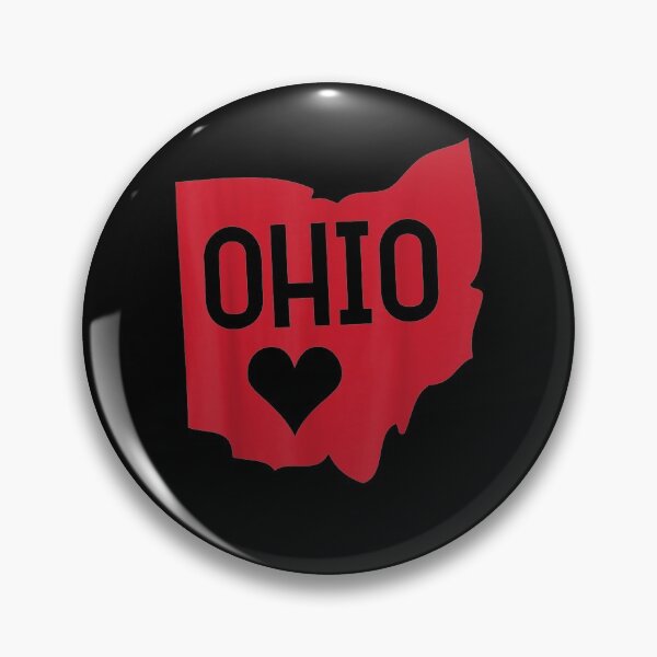 Artikelvorschau, Ohio State Outline mit State Name und Herz entworfen und verkauft von shirleyfinley.