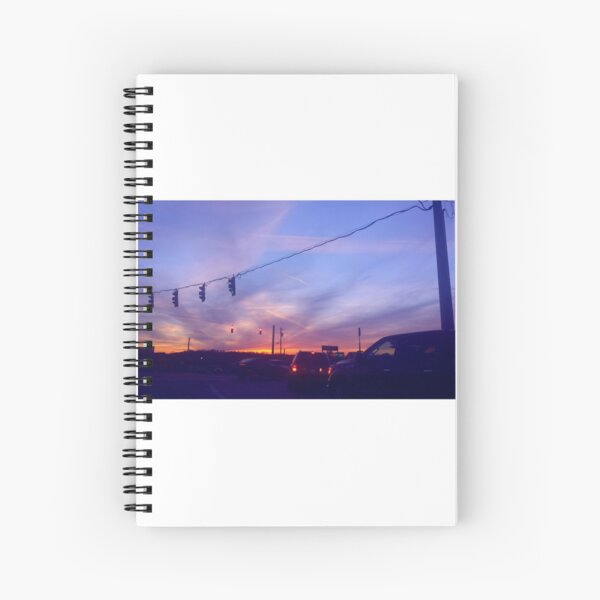 Lights At Dusk Spiral Notebook