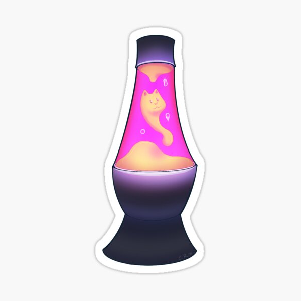 Lava Cat Sticker