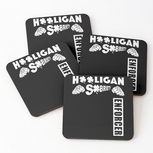 Item preview, Hooligan Sobriety Enforcer Irish Sobriety Joke Irish Sober designed and sold by shirleyfinley.