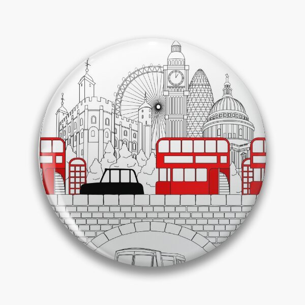 Item preview, London Red Buses  designed and sold by QuirkyTales.