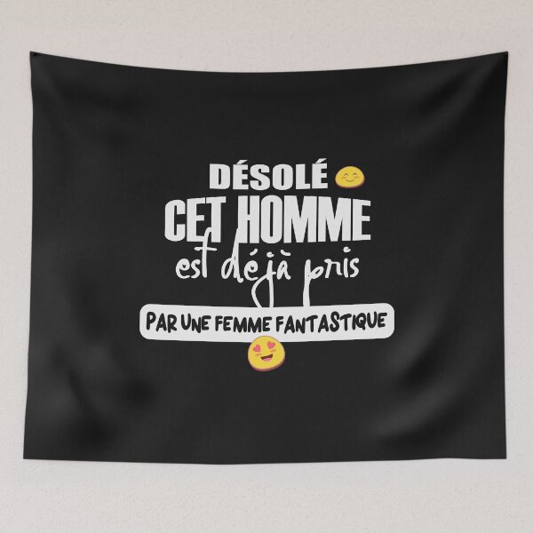 Aperçu de l'œuvre Désolé Cet Homme Est Déjà Pris | Cadeau Saint-Valentin Homme créée et vendue par MyLifeStyleShop.