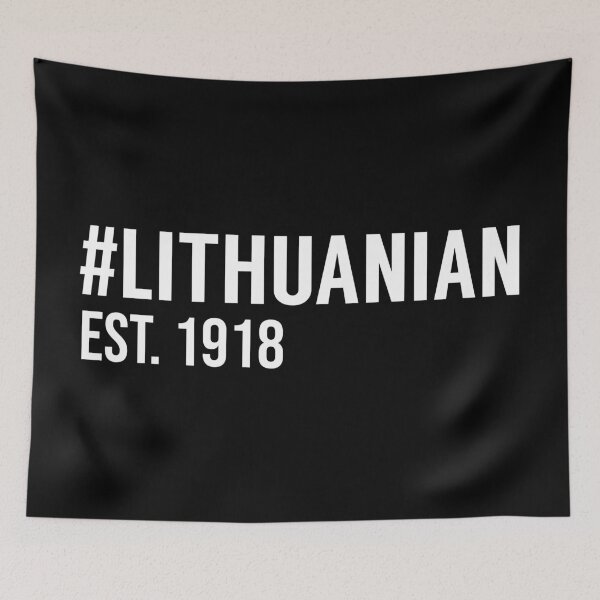 Item preview, Hashtag Lithuanian Est. 1918 designed and sold by MSA-42.
