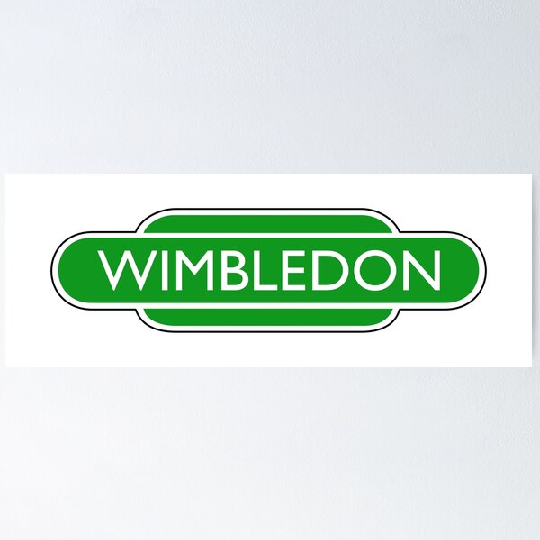 Item preview, Wimbledon designed and sold by Railway-Signs.