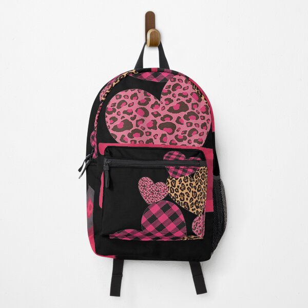 Item preview, Valentine's Day Buffalo Plaid Love Heart Leopard designed and sold by shirleyfinley.