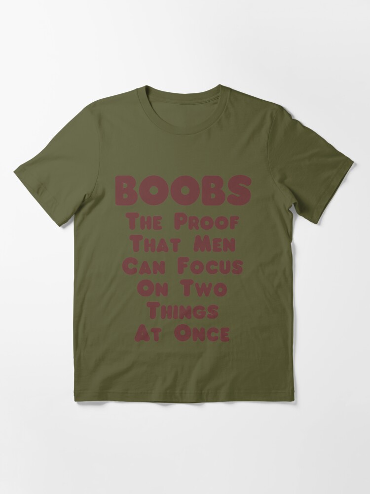 Boobs are proof men can focus on two things at once– Unminced Words