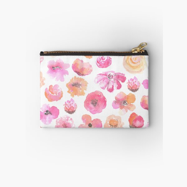 Item preview, flowers, floral, watercolor, pink watercolor flowers, spring, handpainted designed and sold by dodidoodles.