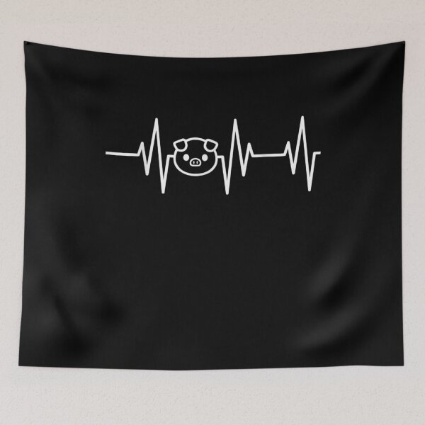 Item preview, Pig Farmer Gift Heartbeat Pig designed and sold by shirleyfinley.