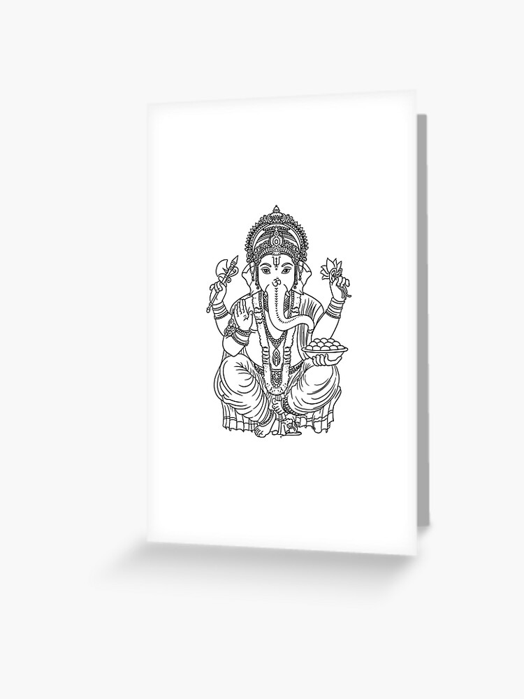 Ganesha drawing || Ganesh chaturthi drawing easy - How to draw ganesha -  YouTube