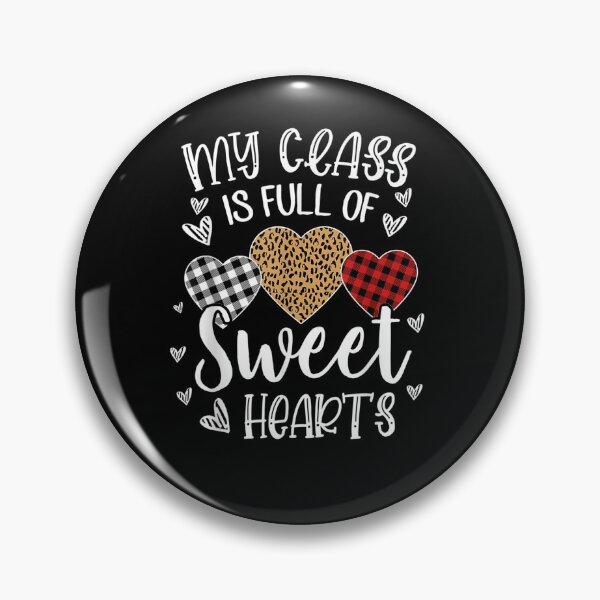 Item preview, My Class Is Full Of Sweethearts Teachers Gift Leopard Plaid designed and sold by shirleyfinley.