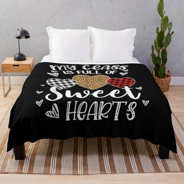 Item preview, My Class Is Full Of Sweethearts Teachers Gift Leopard Plaid designed and sold by shirleyfinley.