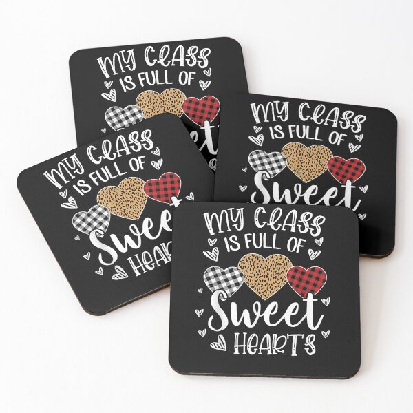 Item preview, My Class Is Full Of Sweethearts Teachers Gift Leopard Plaid designed and sold by shirleyfinley.