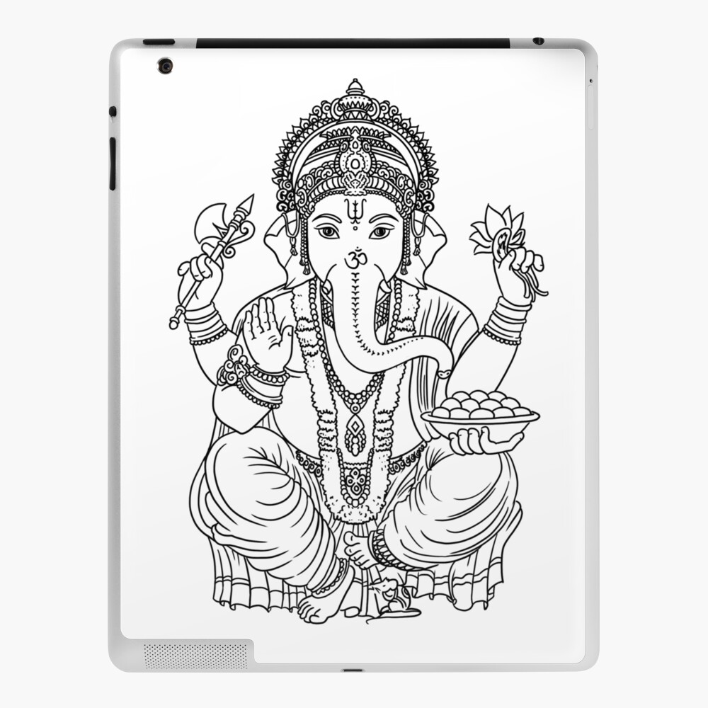 Hand draw sketch lord ganesh chaturthi beautiful holiday card background  10520448 Vector Art at Vecteezy