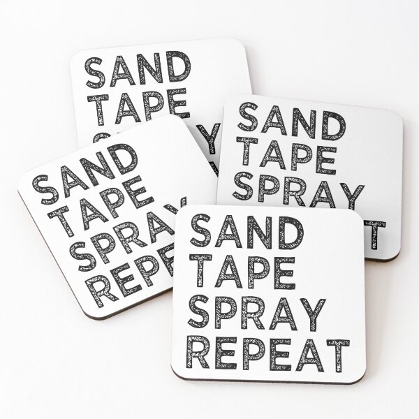 Item preview, Auto Shop - Sand Tape Spray Repeat Auto Body Painter designed and sold by soondoock.