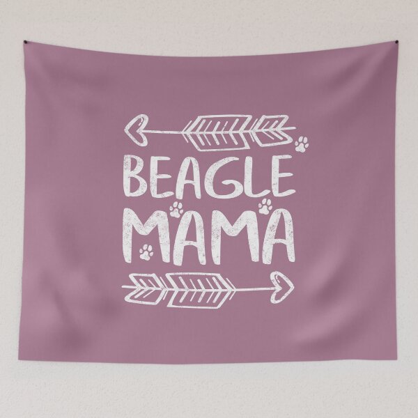 Artikelvorschau, Beagle Mama Shirt Beagle Mama Liebhaber Besitzer Lustiges Hund Mama Geschenk entworfen und verkauft von KuznecovaDesign.