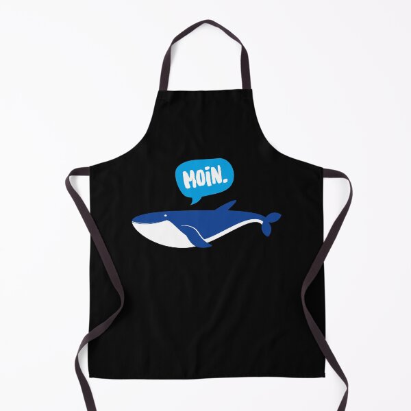 Item preview, Whale with speech bubble Moin - North German animal designed and sold by mgoo.