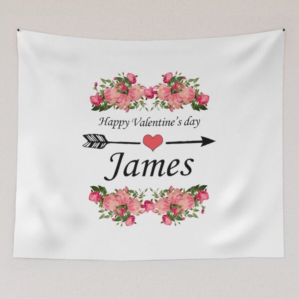Item preview, Gifts For James - Happy Valentine's Day designed and sold by Coffisher.