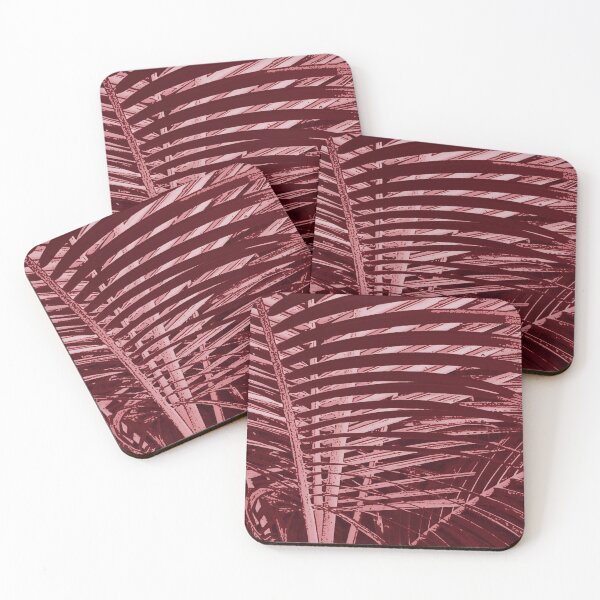 Item preview, Coconut Palm Cocos Nucifera Palm Frond Palm Leaves Wine Red Abstract Art Artist Jenny Meehan designed and sold by Jenny Meehan Art Prints and Patterns  .