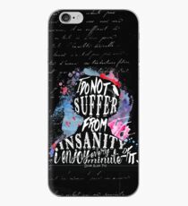 E.A.Poe - Insanity iPhone Case