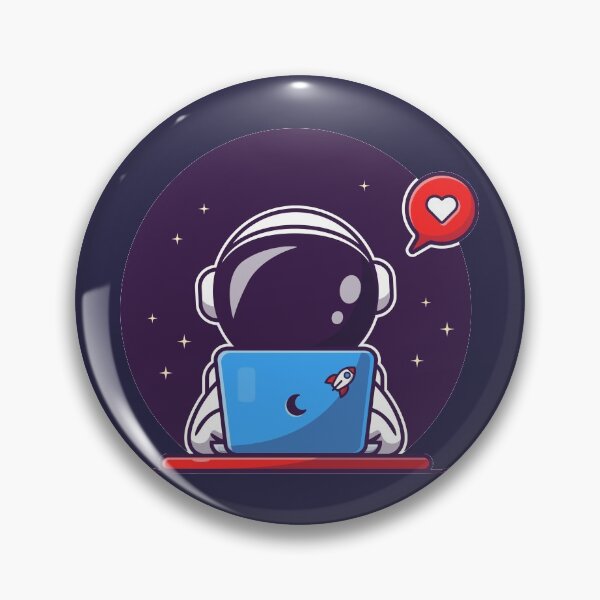 Item preview, Cute Astronaut Programmer designed and sold by YousfiYs.