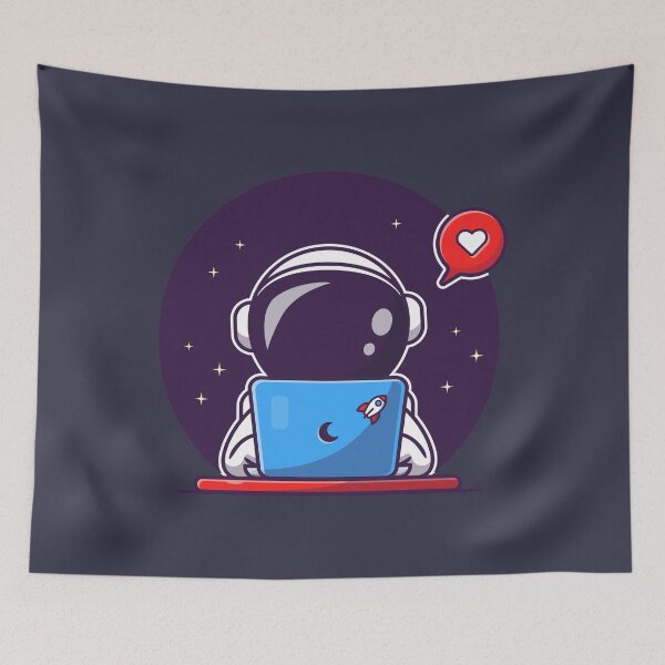 Item preview, Cute Astronaut Programmer designed and sold by YousfiYs.