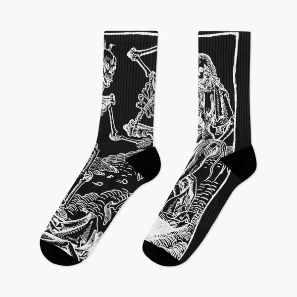 Item preview, Dancing Skeletons - Death - white designed and sold by Fairytribe.